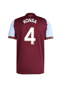 Aston Villa Ezri Konsa #4 Jalkapallovaatteet Kotipaita 2025-26 Lyhythihainen
